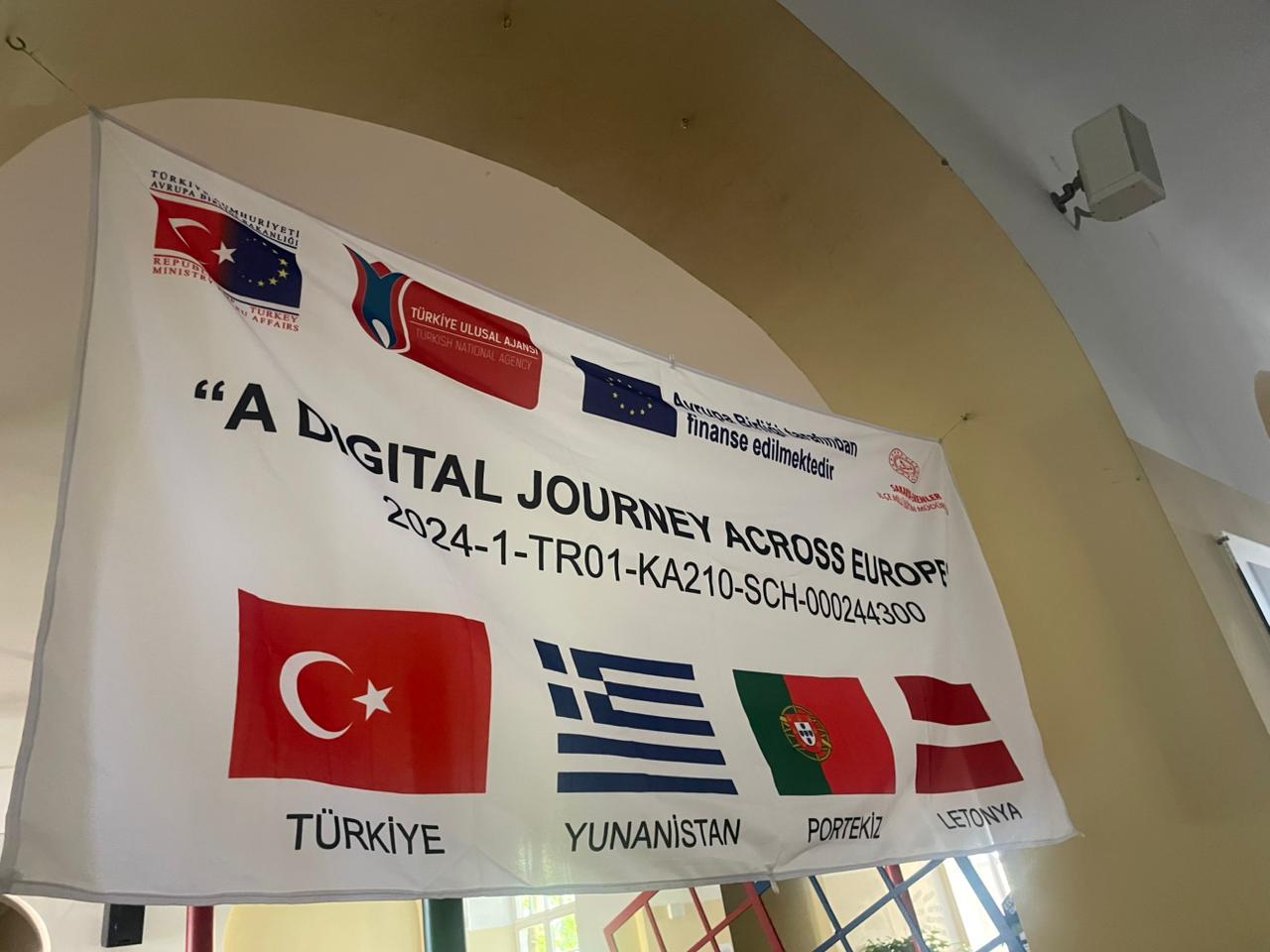 Proje Afişi - A Digital Journey Across Europe